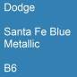 Preview: Dodge, Santa Fe Blue Metallic, B6.